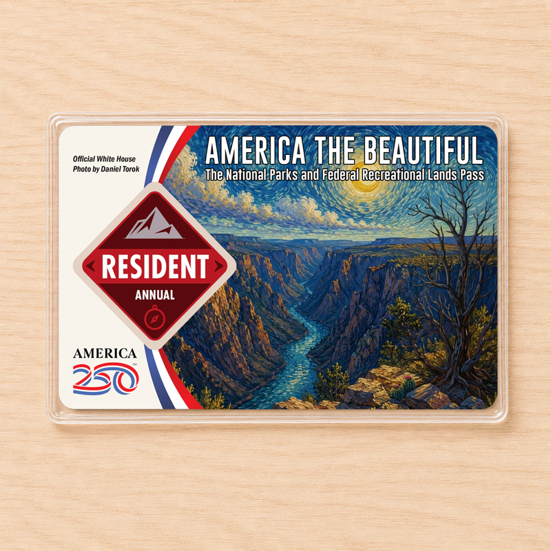 Black Canyon National Park Pass Sleeve | Gift for Hiker & Camping Lover