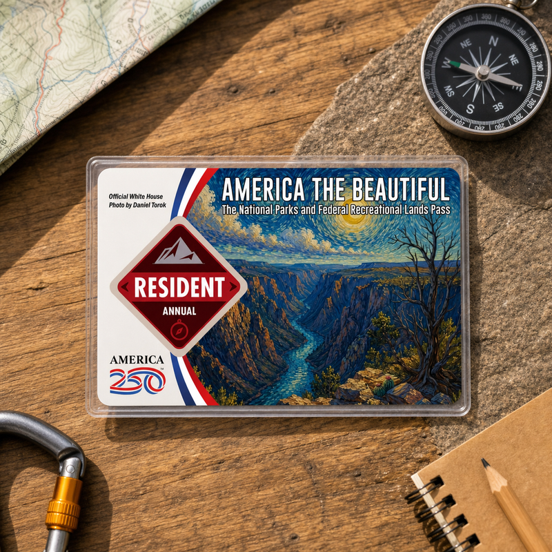 Black Canyon National Park Pass Sleeve | Gift for Hiker & Camping Lover