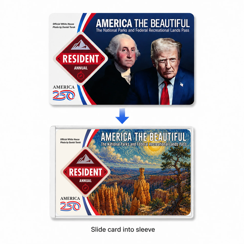 Bryce Canyon National Park Pass Sleeve | Gift for Hikers and Campers