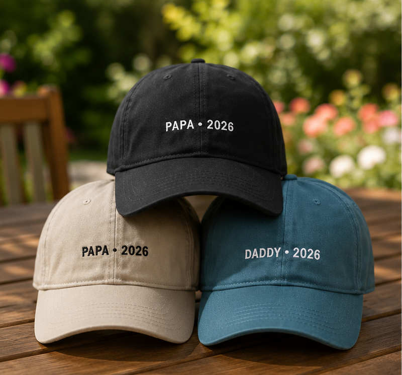 Personalized Embroidered Daddy Hat, Father's Day Gift From Kids